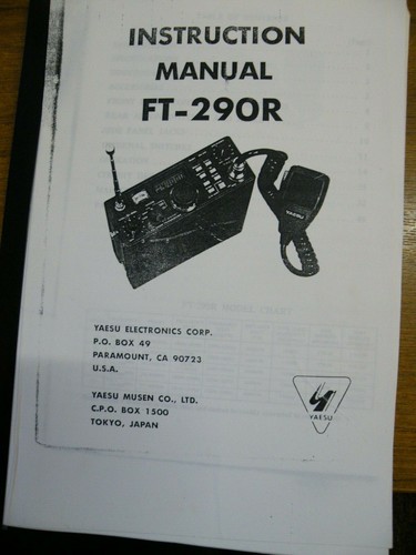 290r yaesu manuel - ft-290r,